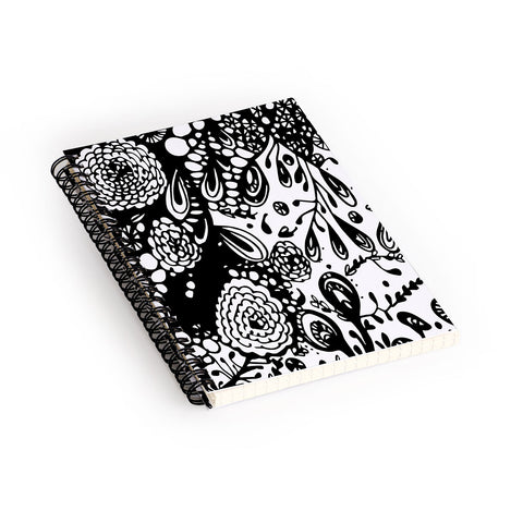 Julia Da Rocha Hidden Rose Spiral Notebook