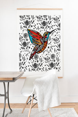 Julia Da Rocha Humming Bird In Paradise Art Print And Hanger