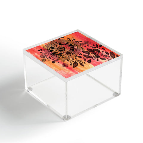 Julia Da Rocha Mandala Bloom Acrylic Box