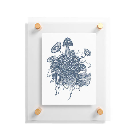 Julia Da Rocha Mushroom Floating Acrylic Print
