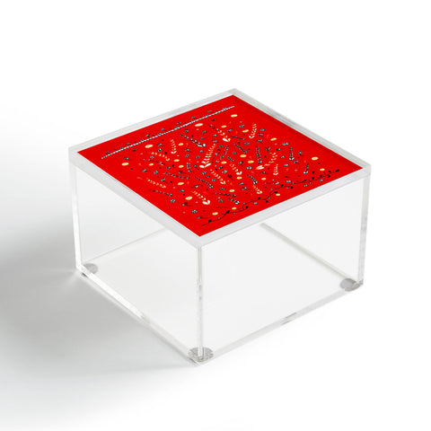 Julia Da Rocha Pretty Red Acrylic Box