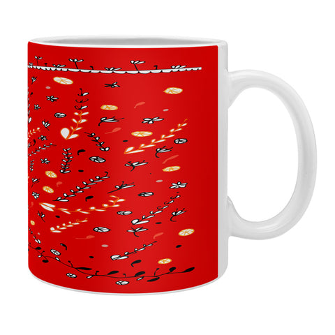 Julia Da Rocha Pretty Red Coffee Mug