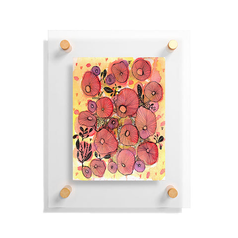 Julia Da Rocha Sea Bloom Floating Acrylic Print