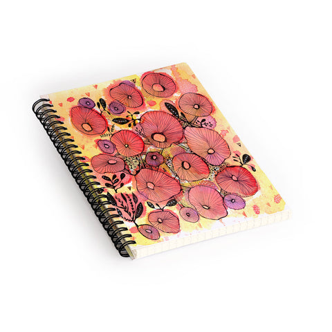 Julia Da Rocha Sea Bloom Spiral Notebook