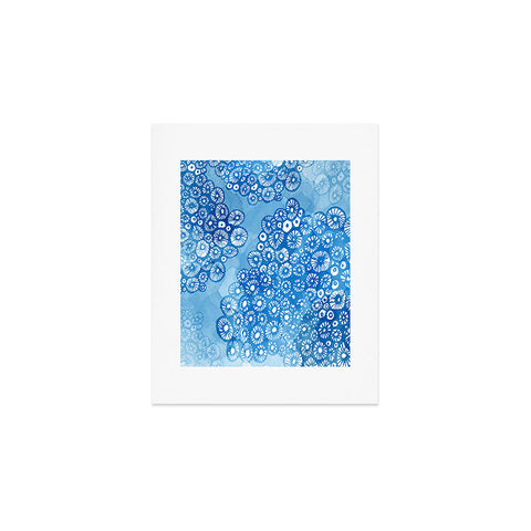 Julia Da Rocha Watercolor Bleu Art Print
