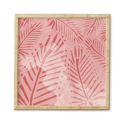 Julia Da Rocha Watercolor Palms Framed Wall Art