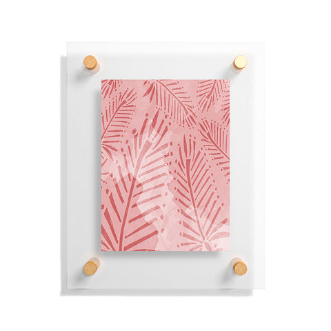 Julia Da Rocha Watercolor Palms Floating Acrylic Print