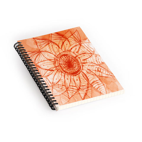 Julia Da Rocha Watercolor Sol Spiral Notebook