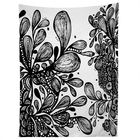 Julia Da Rocha Wild Leaves Tapestry
