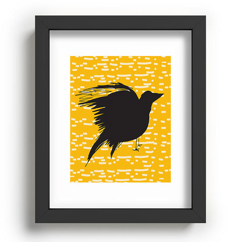 Julia Da Rocha Yellow Crow Recessed Framing Rectangle