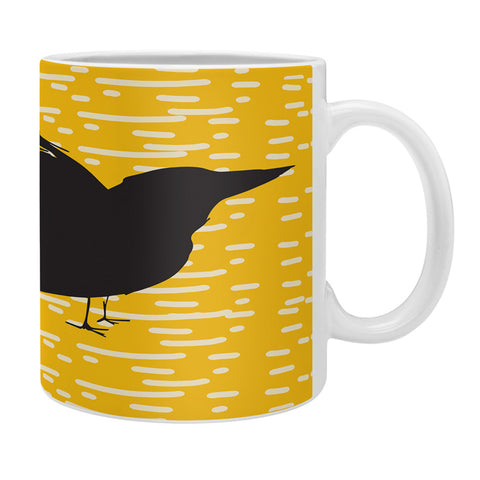 Julia Da Rocha Yellow Crow Coffee Mug