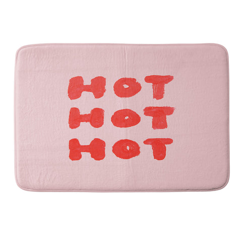 Julia Walck Hot Hot Hot Memory Foam Bath Mat