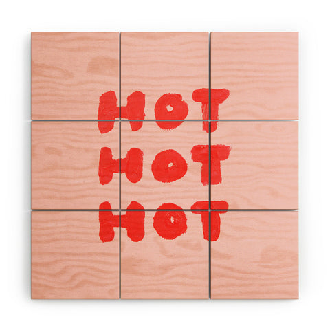 Julia Walck Hot Hot Hot Wood Wall Mural