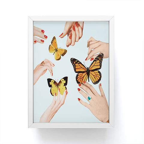 Julia Walck Social Butterflies Framed Mini Art Print