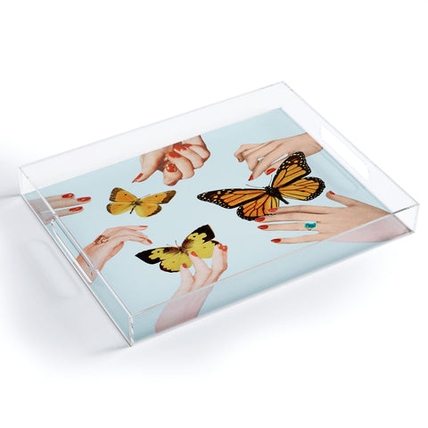 Julia Walck Social Butterflies Acrylic Tray