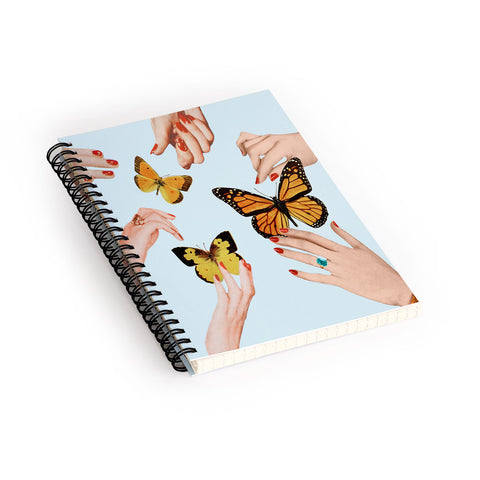 Julia Walck Social Butterflies Spiral Notebook