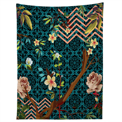 Juliana Curi Black Spring Tapestry