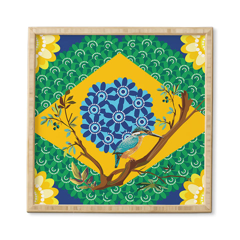 Juliana Curi Brazil Flag Framed Wall Art