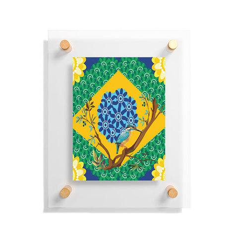 Juliana Curi Brazil Flag Floating Acrylic Print