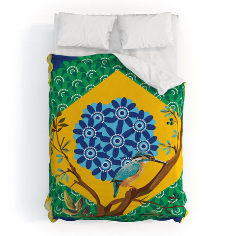 Juliana Curi Brazil Flag Duvet Cover