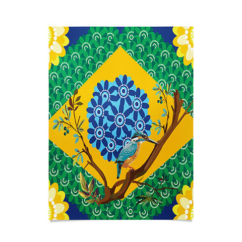 Juliana Curi Brazil Flag Poster