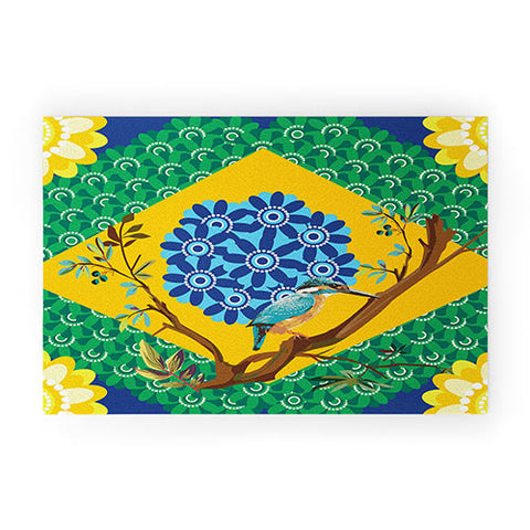 Juliana Curi Brazil Flag Welcome Mat