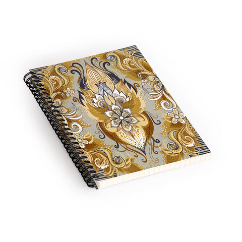 Juliana Curi Classic Flower Spiral Notebook