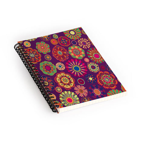 Juliana Curi Classic Purple Spiral Notebook