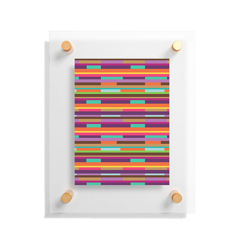Juliana Curi Color Stripes Floating Acrylic Print