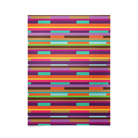 Juliana Curi Color Stripes Poster