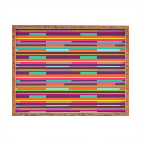 Juliana Curi Color Stripes Rectangular Tray