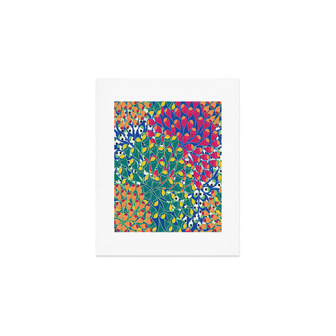 Juliana Curi Flower Dots 2 Art Print