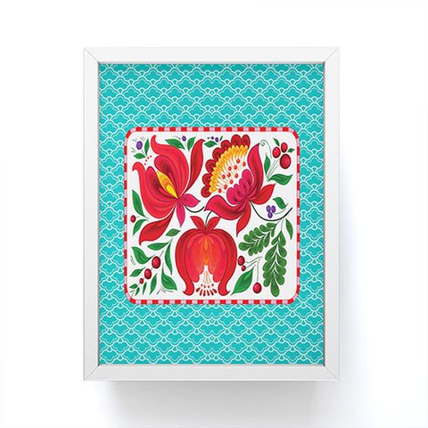 Juliana Curi Flower Soft Framed Mini Art Print
