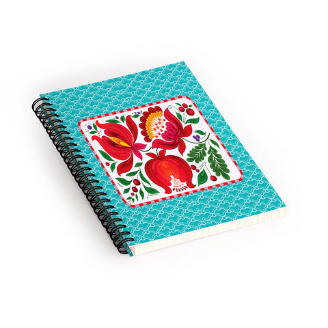Juliana Curi Flower Soft Spiral Notebook
