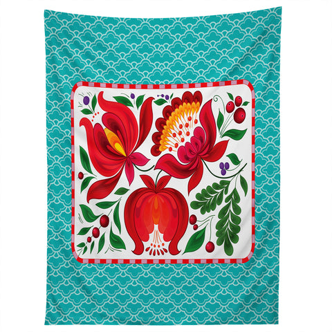 Juliana Curi Flower Soft Tapestry