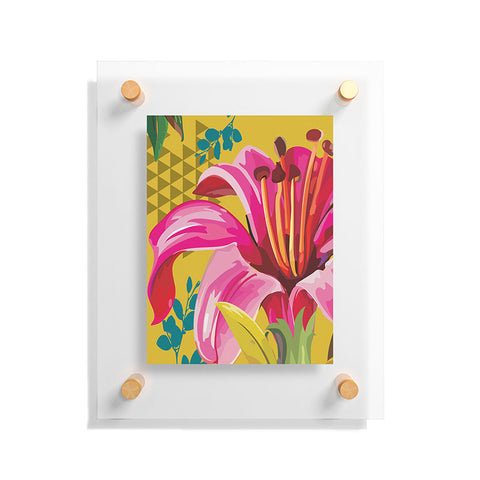 Juliana Curi Mix Flower 2 Floating Acrylic Print
