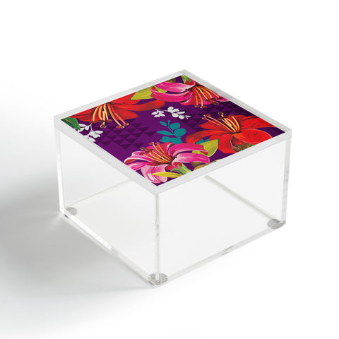 Juliana Curi Mix Flower 3 Acrylic Box