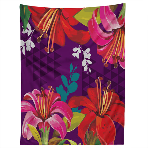 Juliana Curi Mix Flower 3 Tapestry