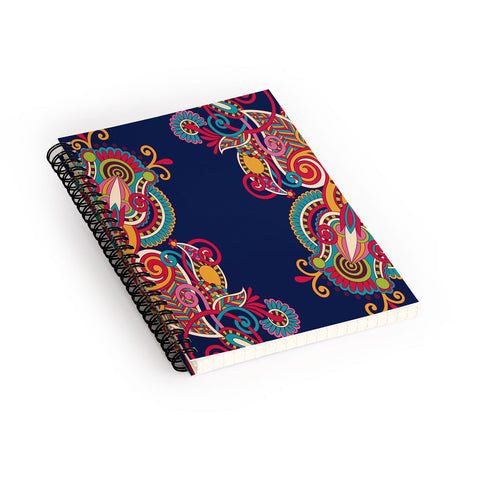 Juliana Curi Mix Pattern 1 Spiral Notebook