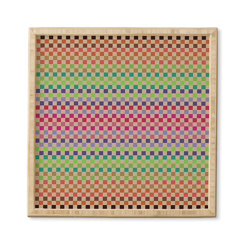 Juliana Curi Pattern Pixel 1 Framed Wall Art