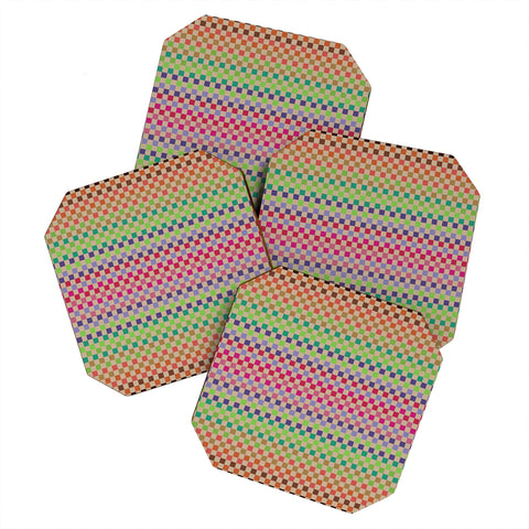 Juliana Curi Pattern Pixel 1 Coaster Set