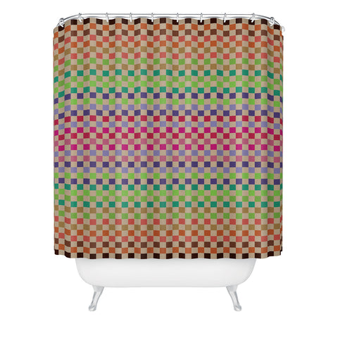 Juliana Curi Pattern Pixel 1 Shower Curtain