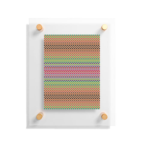 Juliana Curi Pattern Pixel 2 Floating Acrylic Print