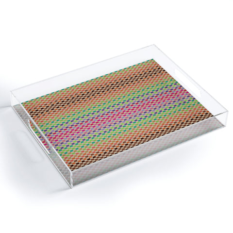 Juliana Curi Pattern Pixel 2 Acrylic Tray