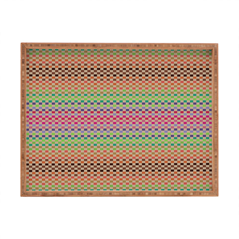Juliana Curi Pattern Pixel 2 Rectangular Tray
