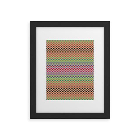 Juliana Curi Pattern Pixel 2 Framed Art Print