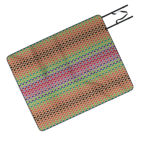 Juliana Curi Pattern Pixel 2 Picnic Blanket