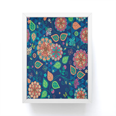 Juliana Curi Soft Flower Framed Mini Art Print