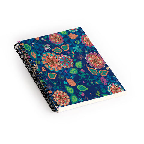 Juliana Curi Soft Flower Spiral Notebook