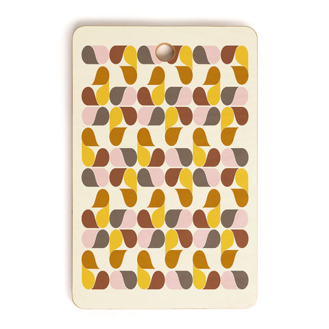 June Journal Abstract Leaves 1 Cutting Board Rectangle